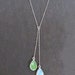 Dangle Family Tree Necklace, Custom Family Tree Necklace, Real Gemstone ...