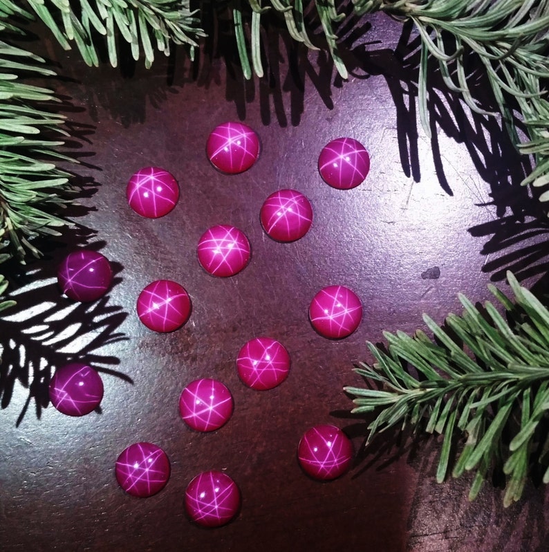 genuine star ruby earringsnecklace authentic ruby earrings natural star ruby Star ruby earrings 8mm pink star ruby jewelry