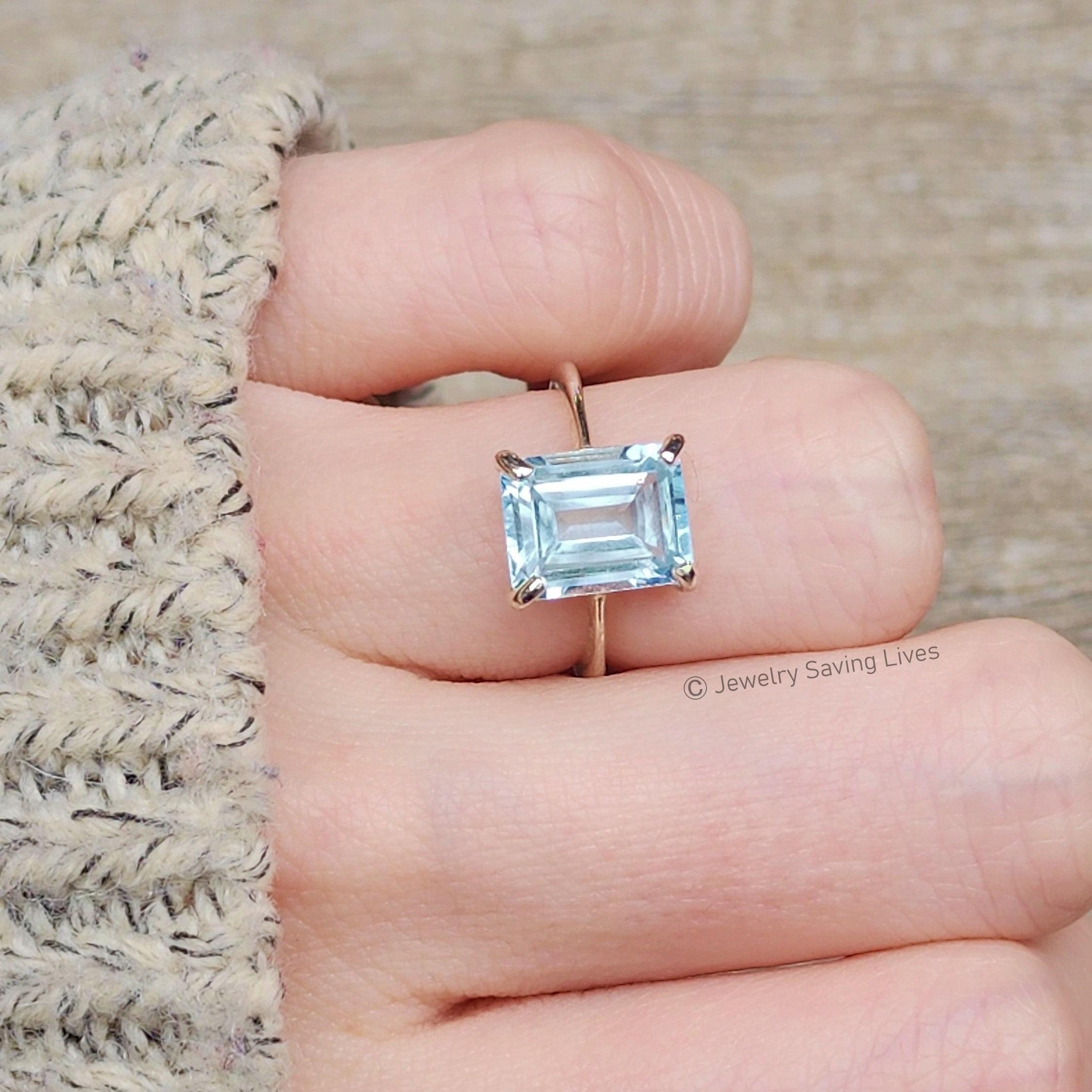 Emerald Cut Aquamarine