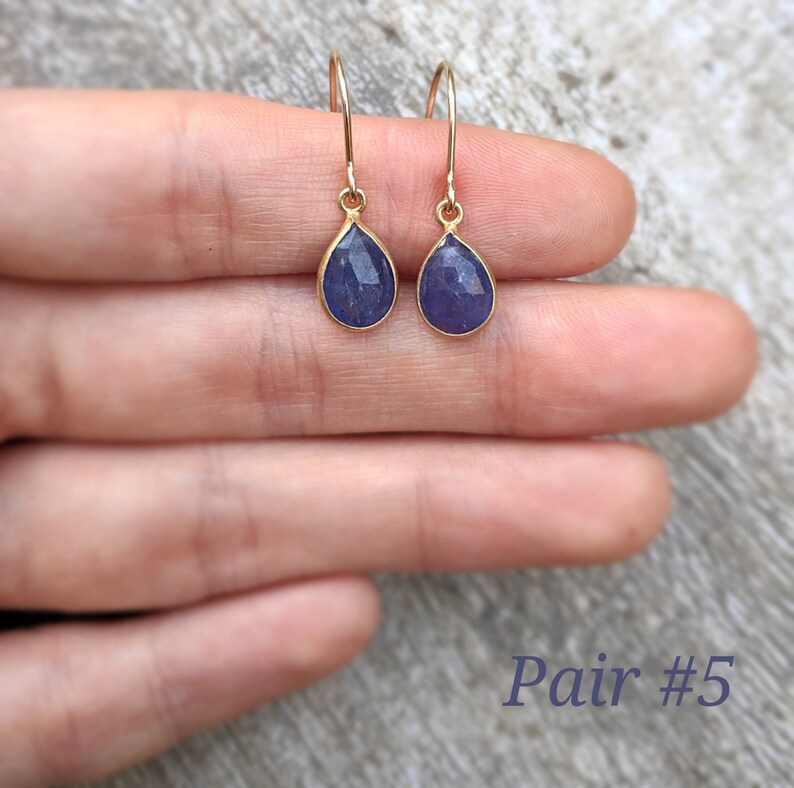 tanzanite earrings etsy