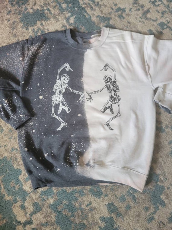 Half bleached sweatshirt hotsell