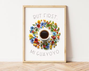 Guayoyo Venezuela Arte Digital, Café venezolano Arte Caracas, Maracaibo, Regalos Venezolanos Venezuela Imprimible