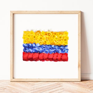 Colombia, Colombia art, Colombia poster, Colombia home decor, Colombia Wall Art, Cartagena, Colombian Art, Tropical Art image 1