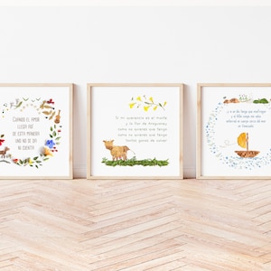 Arte de Venezuela, conjunto de 3, decoración del hogar de Venezuela, Cartel de Venezuela, Caballo Viejo, Mi Querencia, En Venezuela