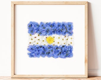 Argentina wall art, Argentina Flag print, Buenos Aires, Argentina gift, Flag of Argentina poster