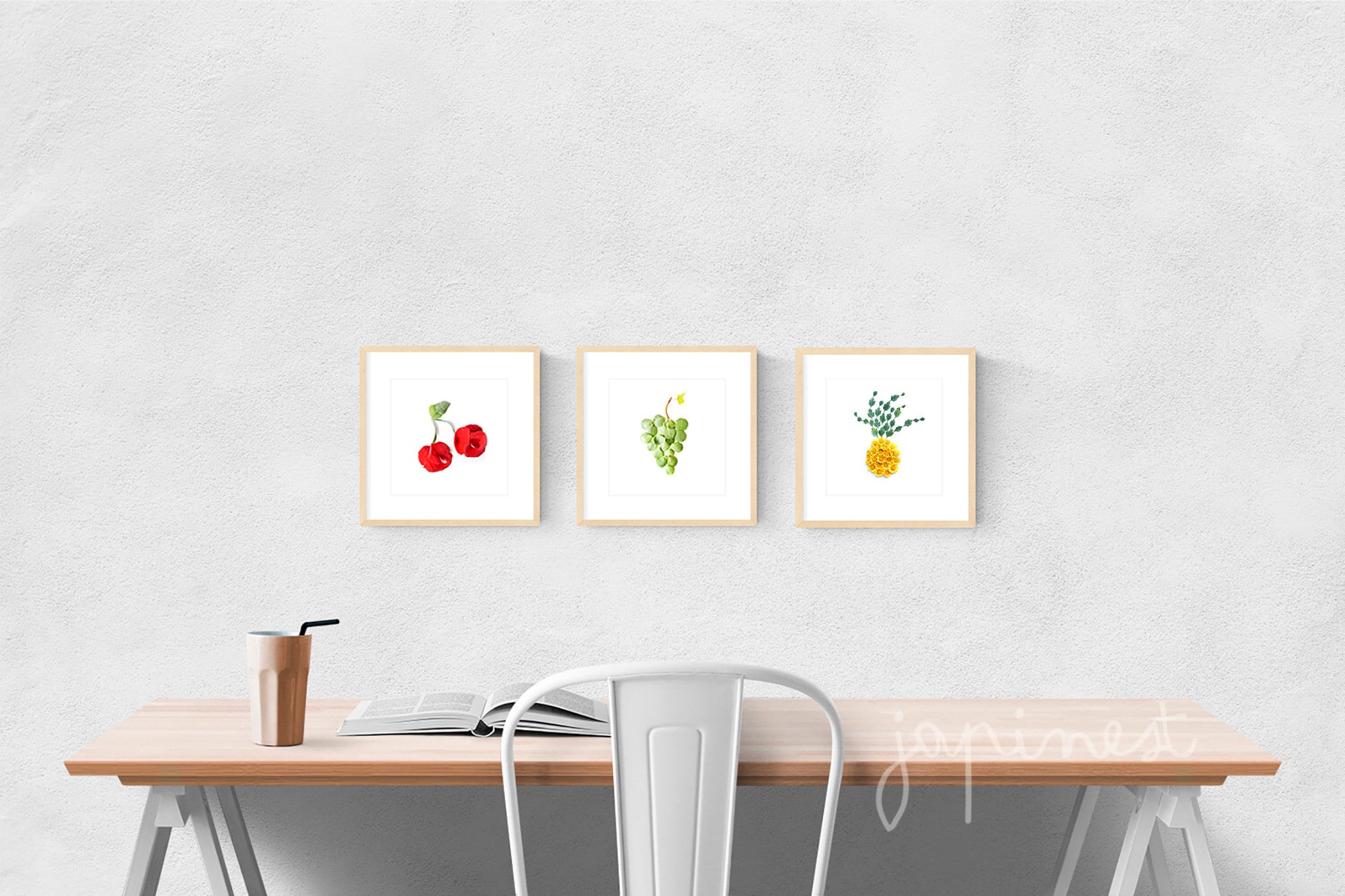 Kitchen decor 3 piece wall art modern kitchen wall decor Etsy
