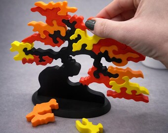 Survivor-Inspired Flame Puzzle By SandsGameCo – Unique Red
