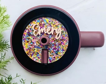 Holographic Acrylic Name Plate: Brumate Era Cup Topper