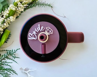 Personalized Brumate Era Tumbler Topper: Bridal Party Gift