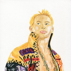 Kazuchika Okada Art Print 8&quot; x 10&quot; , NJPW, New Japan, Wrestle Kingdom, AEW
