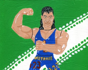 Sean Waltman 123 Kid Hasbro Painting 8" x 10" Art print, wwe, wcw, wwf