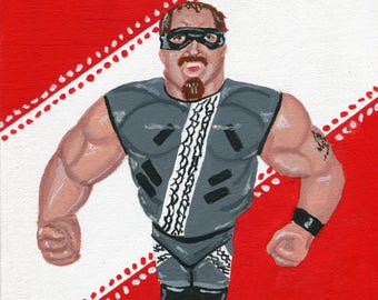 Repo Man WWF Hasbro Painting 8" x 10" Art print