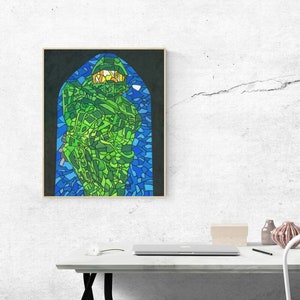 Master Chief Halo Art Print 8&quot; x 10&quot;