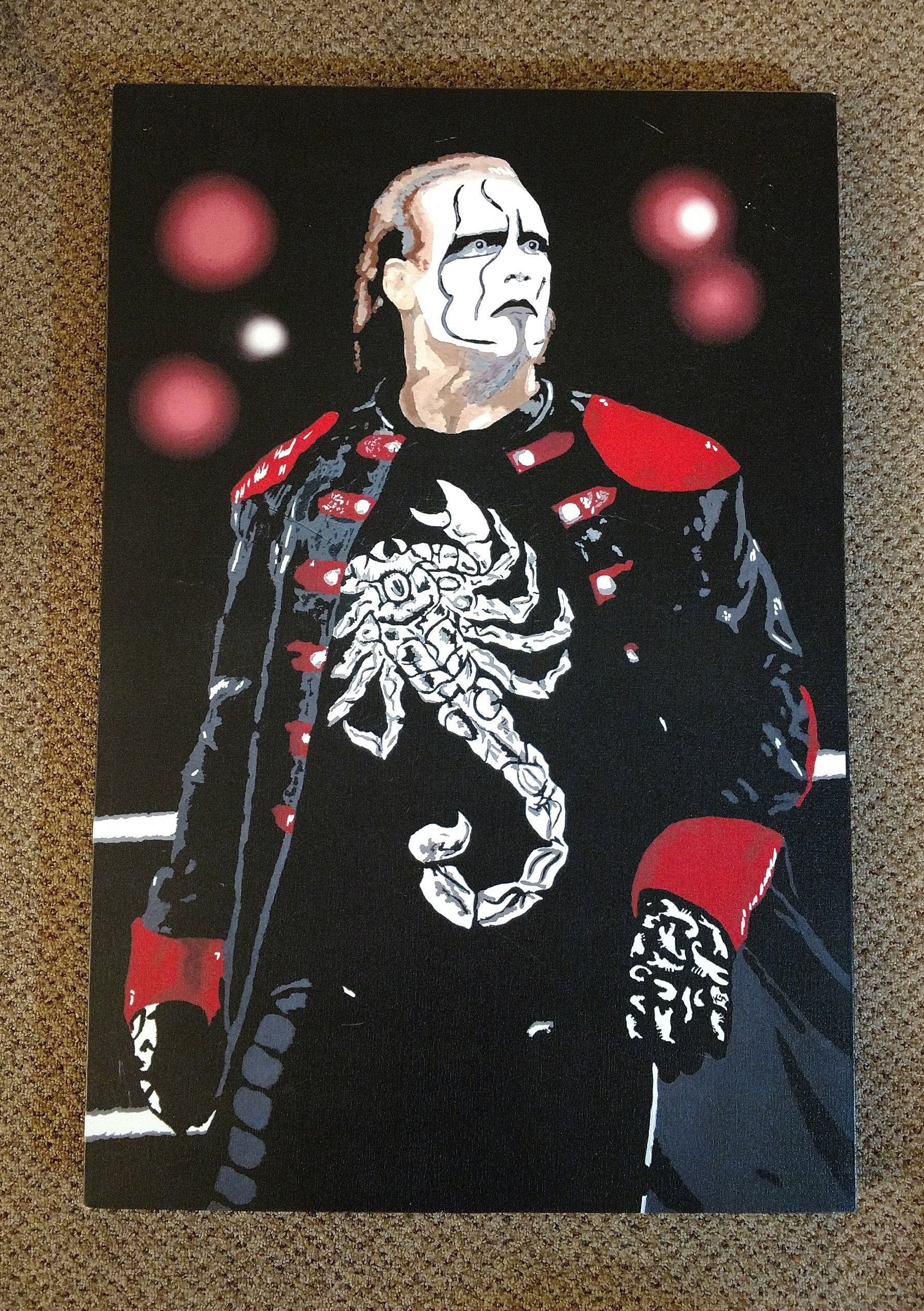 Sting 'the Icon' Art Print, Wrestling Legend, WWE WCW - Etsy