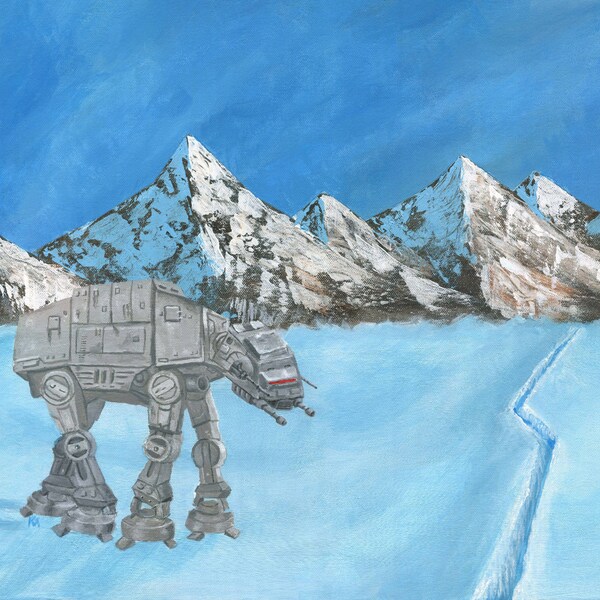 Star Wars "Sad Walker" Painting 8" x 10" Photo Print