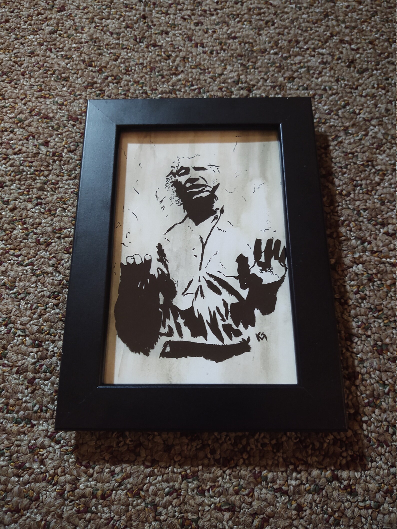 Han Solo In Carbonite Art Print 4 x 6 Framed | Etsy