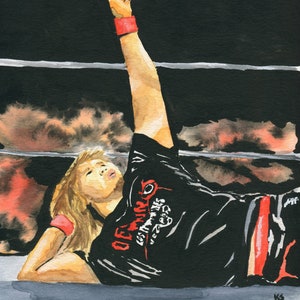 Tetsuya Naito Art Print  8&quot; x 10&quot; , NJPW, New Japan, Wrestle Kingdom, LIJ