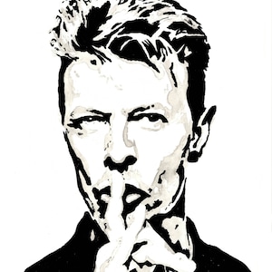 David Bowie Art Print 8&quot; x 10&quot; Art Print