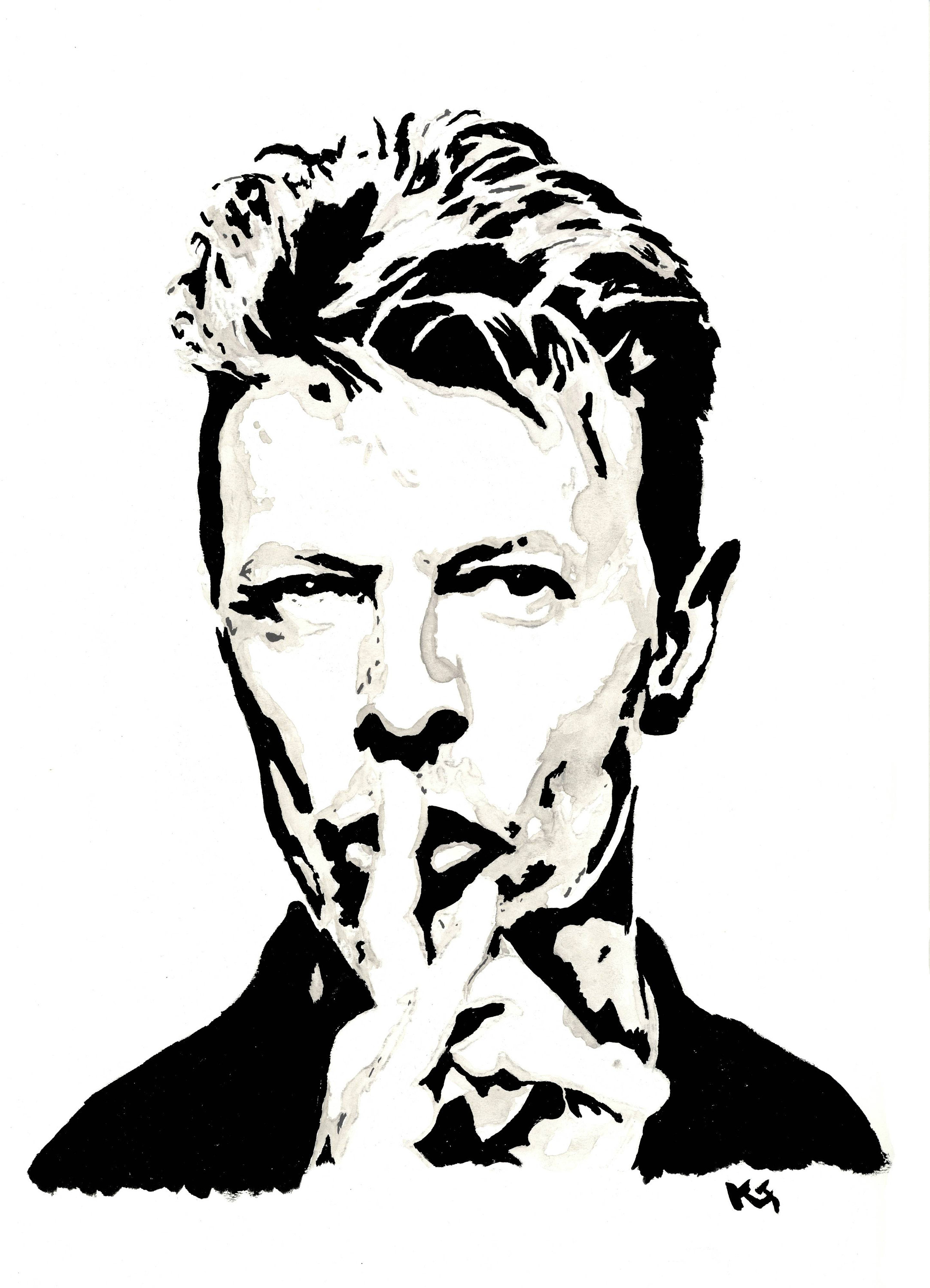 David Bowie Art Print 4 x 6 Framed Print 8 Etsy