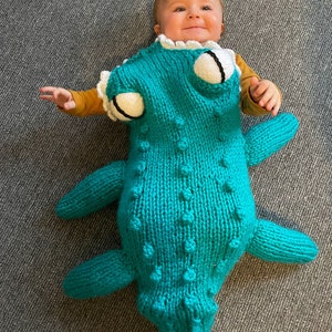 Eaten by a crocodile super chunky blanket, snuggle sack in colours of your choice, custom crocodile blanket, fun quirky gift blanket