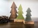 3pc Tree Set, Woodland Nursery Decor, Wooden Tree Decor, Woodland Christmas Decor, Wooden Christmas Tree Decor 