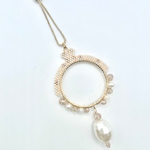 Fiona Beaded pendant Necklace