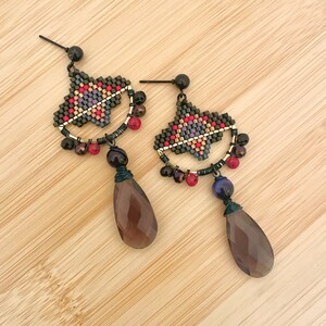Beaded earrings-Small-Amie