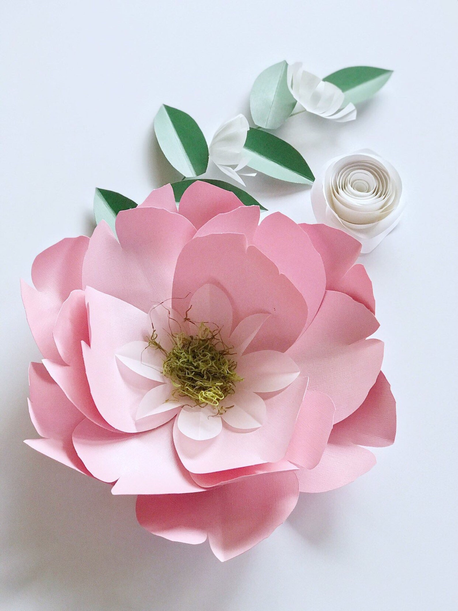 Nursery flower wall girl nursery flower flowers with name Etsy