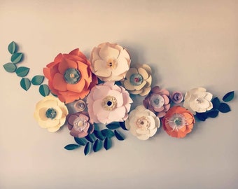 Decoración de habitaciones en color topo, decoración en naranja quemado, decoración de paredes en malva, colores de flores apagados.