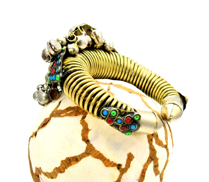 Afghan Kuchi Braceletethnic Cufftribal Braceletvintage Etsy