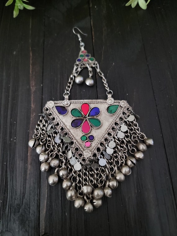Silver Kuchi Maang Tikkas,Tribal forehead jewelry… - image 5
