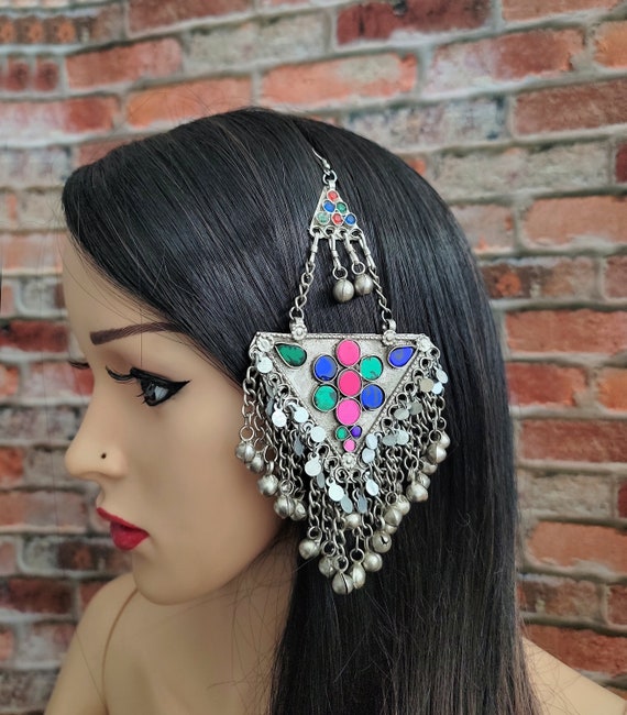 Silver Kuchi Jhoomer,belly Dance Accessories,matha Patti  display picture 2