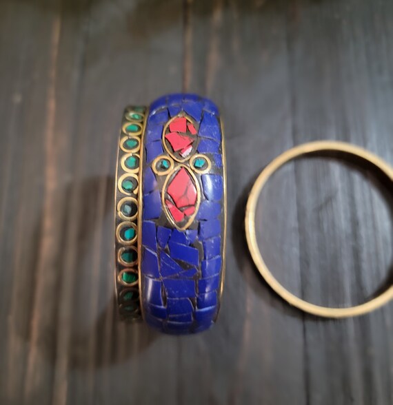 Stackable bangles,Tibetan bangles, Kada bangles,T… - image 4