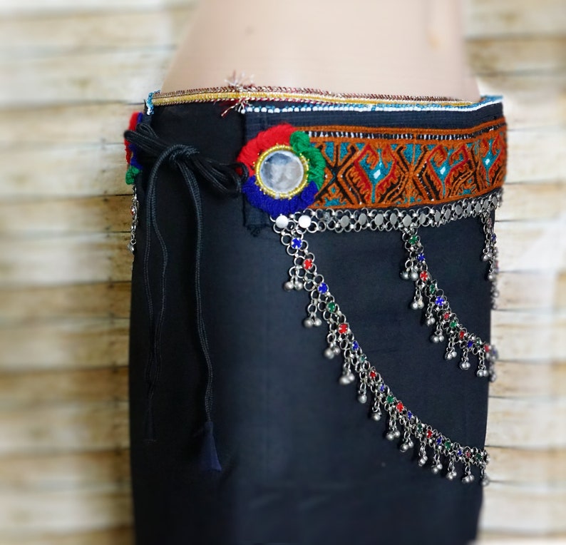Chains kuchi belt,Turkmen belt,Afghan kuchi belt,Gypsy belt,Banjara belt,Belly dance belt,Silver tone Tribal belt,Ethnic belt,Afghan jewelry