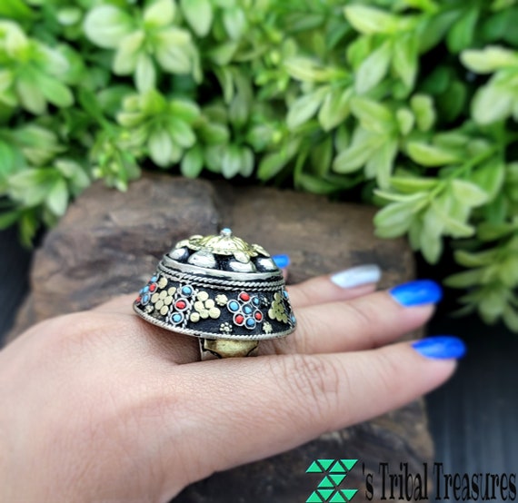 Afghani Ring,Turkmen tribal Ring,Dome Ring,Afghan… - image 8