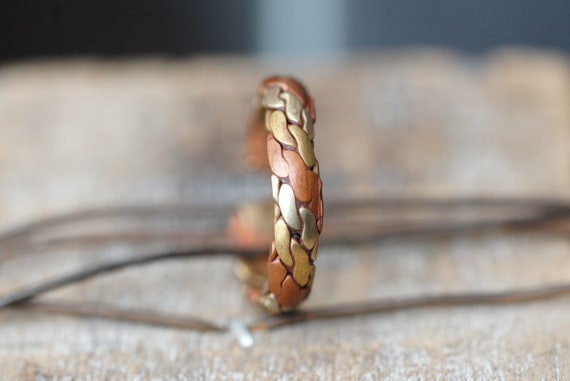 Twisted wire ring,Stackable ring,Tibetan ring,Vin… - image 3