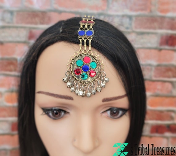 Kuchi Maang Tikkas,Forehead jewelry,Matha Patti,C… - image 1