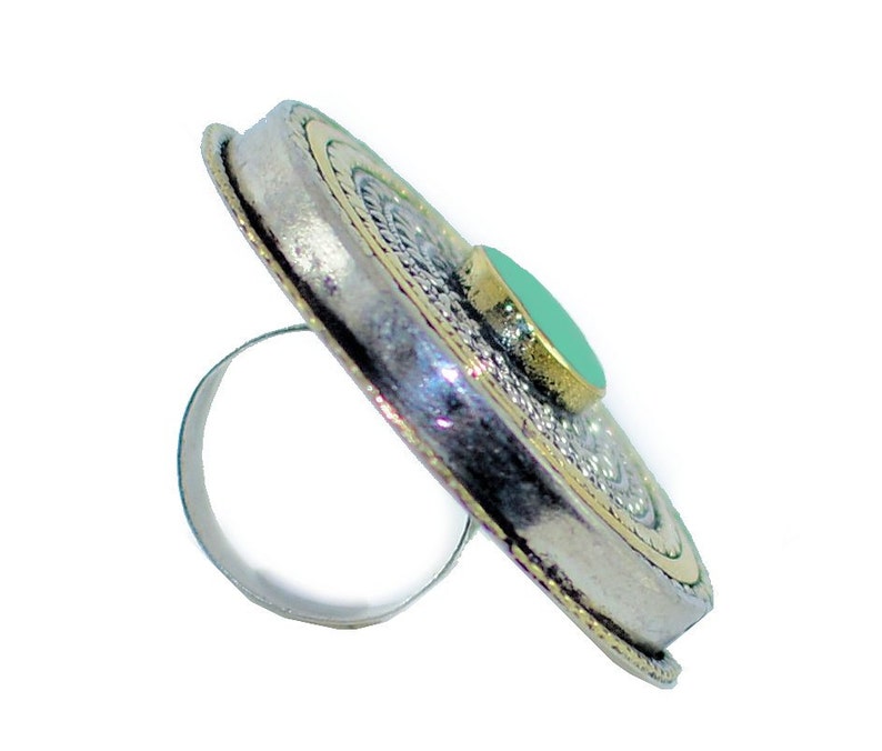 Afghan Kuchi Tribal Malachite stone Ring Bohemian Jewelry,Kuchi Ring,Afghan Jewelry,Green Ring,Hippie Ring,Free Shipping Gift for her