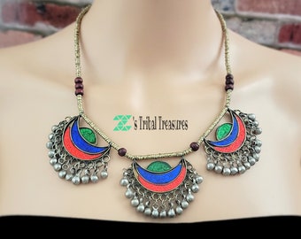 アフガニスタン　クチ　チョーカー ヴィンテージ クチ チョーカー：アフガニスタン トライバル