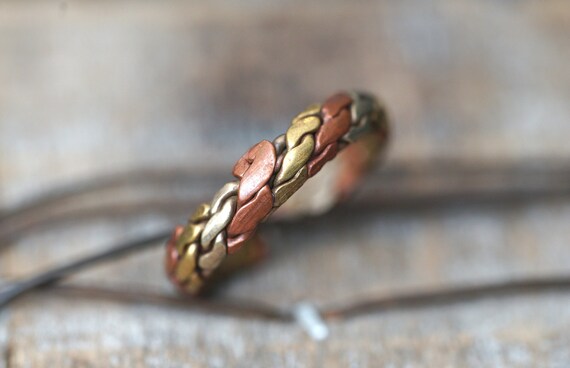 Twisted wire ring,Stackable ring,Tibetan ring,Vin… - image 6