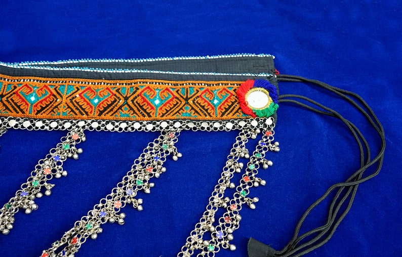 Chains kuchi belt,Turkmen belt,Afghan kuchi belt,Gypsy belt,Banjara belt,Belly dance belt,Silver tone Tribal belt,Ethnic belt,Afghan jewelry