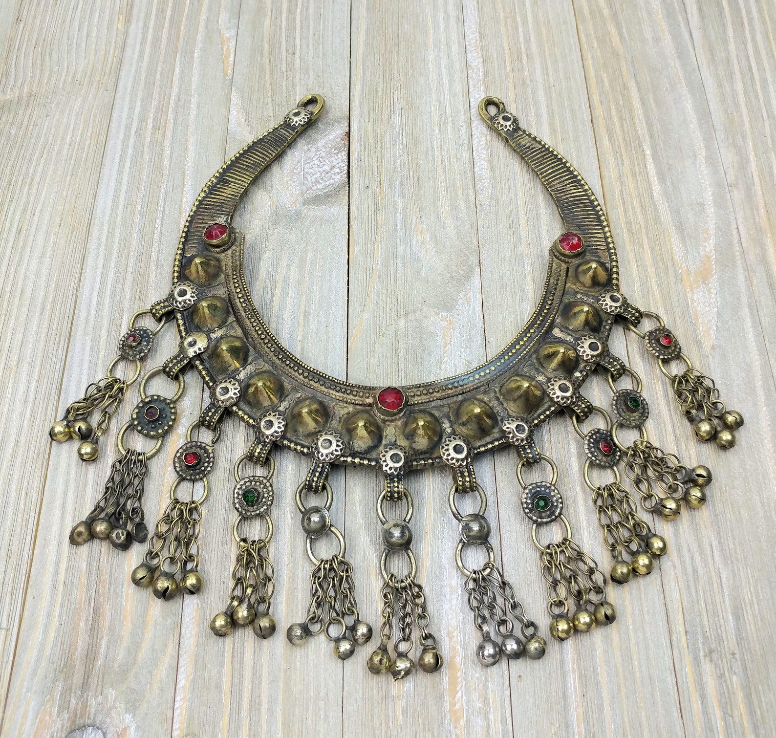 Afghan Turkman Ethnic Chokerturkman Necklacetribal - Etsy