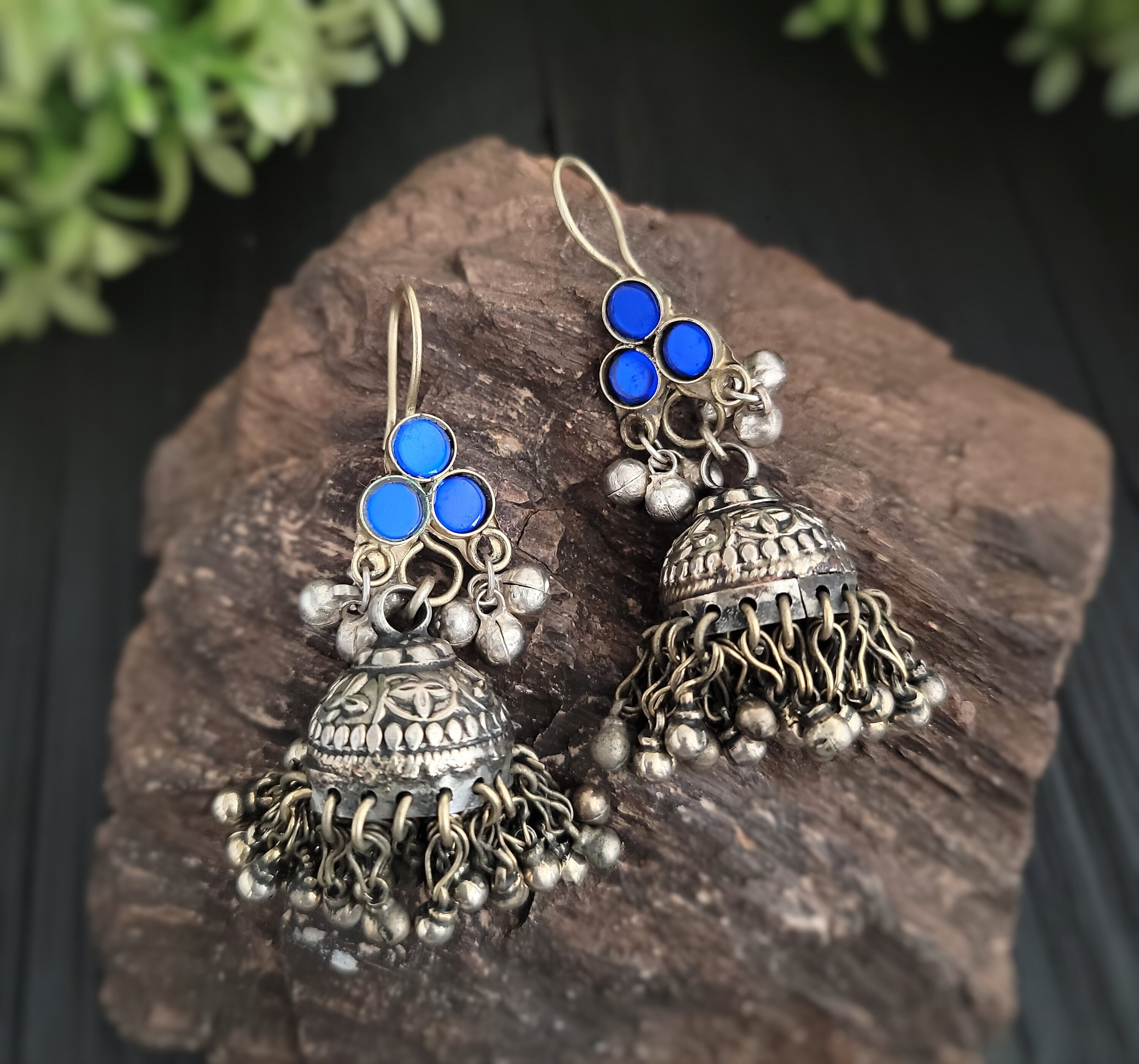 Gold kashmiri jhumka deals