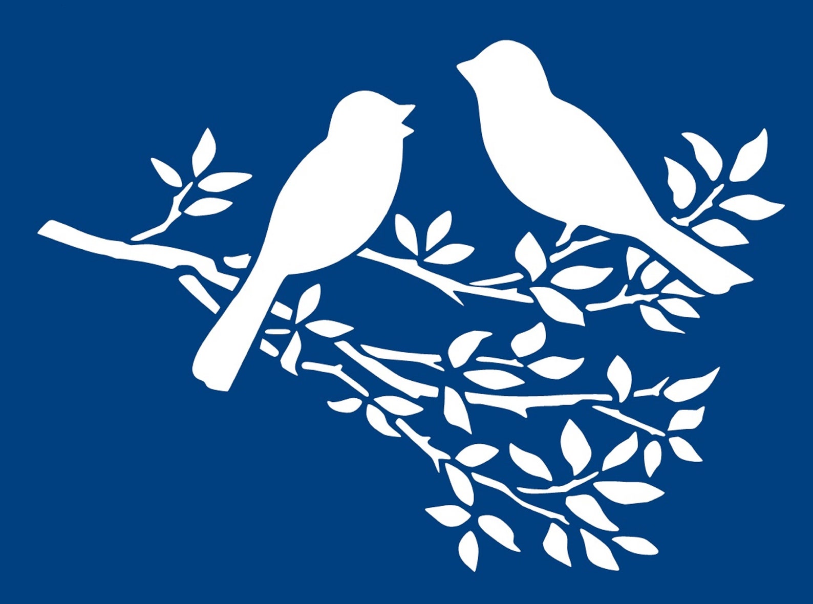 Birds On A Branch Stencil Etsy birds-on-a-branch-stencil-etsy