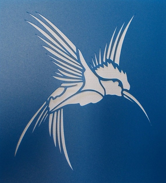 Hummingbird Stencil | Etsy