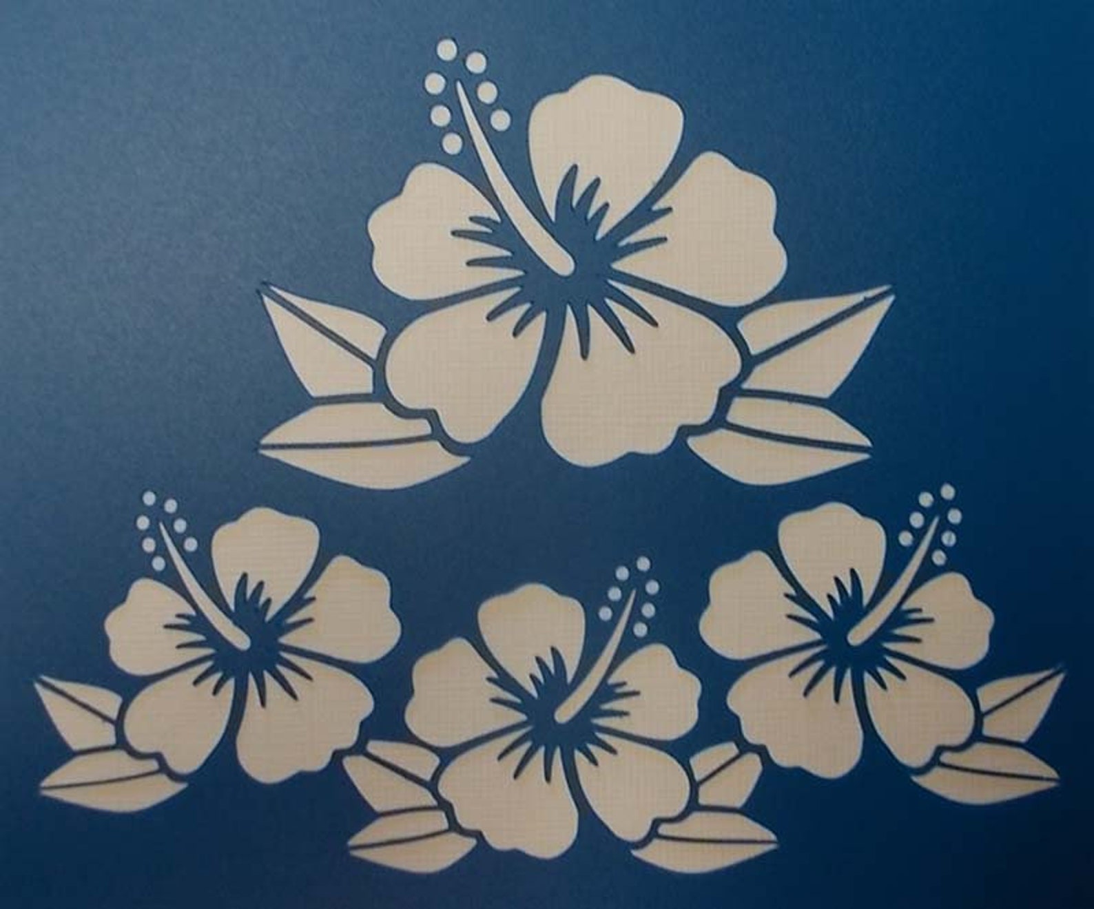 Hibiscus Stencil Etsy Hibiscus Stencil Etsy