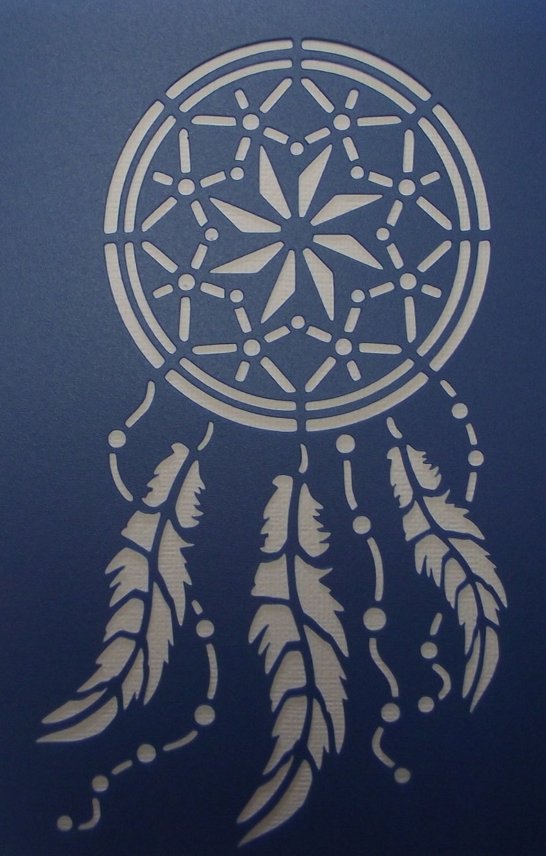 Dream Catcher 01 Stencil Etsy
