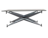 Metal Coffee Table Base, Industrial or Modern in custom finishes