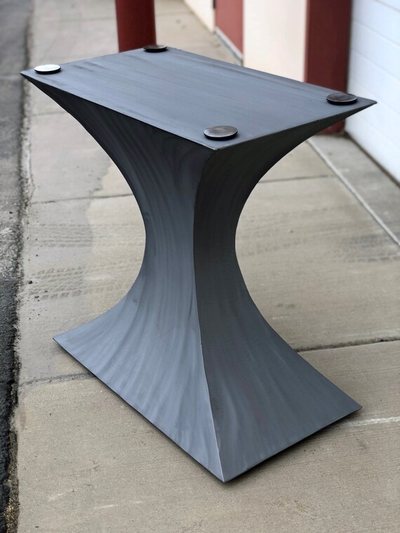 Custom Metal Table Base Tulip Table Hourglass Dining Table Etsy