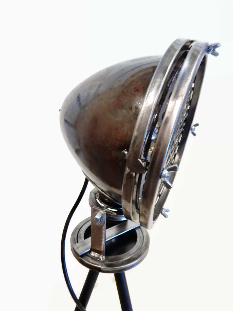 Industrial Floor Lamp One of a Kind Industrial Lamp Vintage automobile light